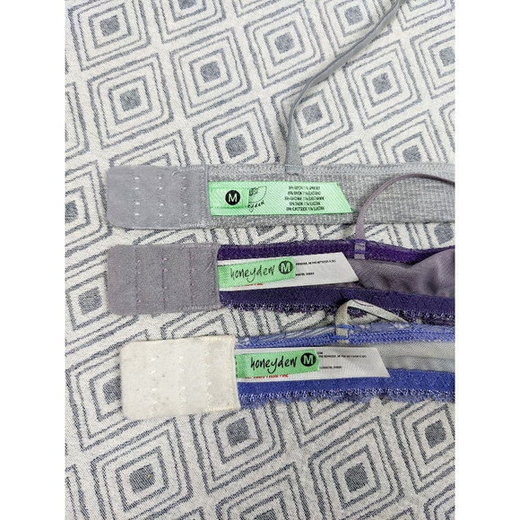 MEDIUM - Three Honeydew Bralettes in Various Colors - Picture 6 of 6